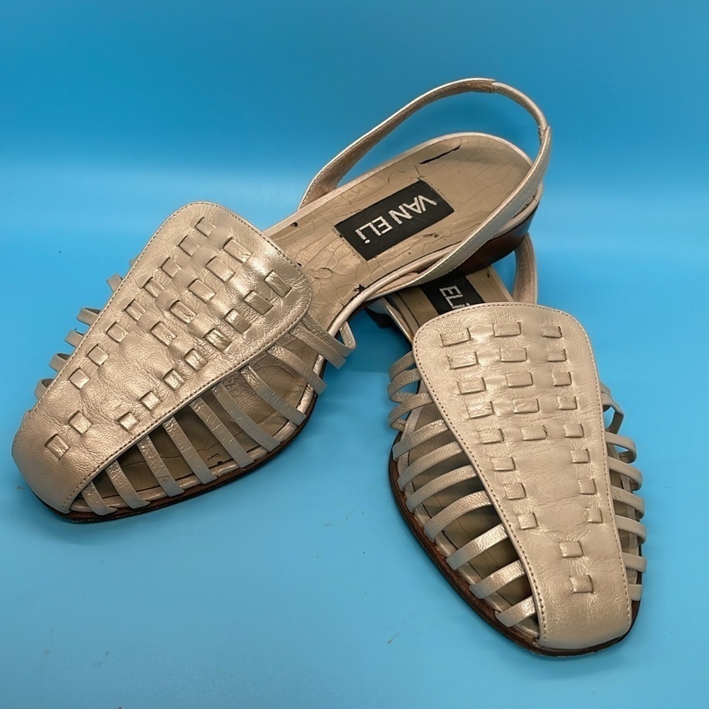 Van Eli Pearl Ciro Thin Strap Flats